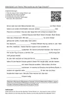 Vorschau - Arbeitsblätter - Arbeitsblätter zum Thema "Was wurde aus der Figur Dracula?" (Lückentext, Hörverstehen) + Lösung & MP3 + Infografik - Deckblatt