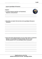 Vorschau - Arbeitsblätter - Klimazonen der Erde - Arbeitsblätter Lösungen PDF - Deckblatt