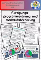Vorschau - Stundenentwürfe - Fertigungsprogrammplanung und Verkaufsförderung BwR 10 II Lehrplan Plus - Deckblatt
