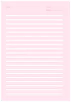 Vorschau - Arbeitsblätter - Arbeitsblatt: Deutsch Lineatur 3 - einzeilig 4 mm - DIN A4 mit Name und Datum rosa Hintergrund ||20 Seiten Ns394D36-2 - Seite 3