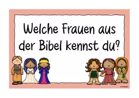 Vorschau - Präsentationen/Tafelbilder - Frauen in der Bibel / Tafelkarten / Tafelmaterial - Seite 3