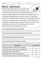 Vorschau - Arbeitsblätter - Lesen & Verstehen - Der Hund (Klasse 1-2) - Seite 3