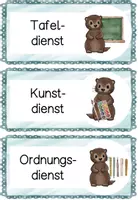 Vorschau - Poster - Dienste Otterklasse | Klassendienste & Ämter | Klassentier Otter | Grundschule | Klassenorganisation - Seite 2