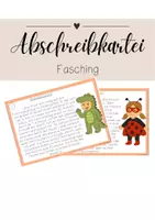 Vorschau - Arbeitsblätter - Materialpaket Abschreibkarteien - wachsend - Seite 1
