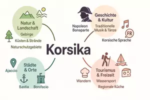 Vorschau - Arbeitsblätter - AB mit Fragen zum Thema "Korsika" + Lösungsblatt + Mindmap + Infografik - Seite 2
