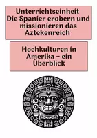 Vorschau - Arbeitsblätter - Hochkulturen in Amerika – ein Überblick - Deckblatt