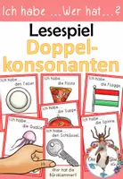 Vorschau - Spiele - Lesespiel - Doppelkonsonanten / Doppelte Mitlaute - Ich habe ... Wer hat ..? in zwei Versionen - Deckblatt