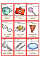Vorschau - Spiele - Lesespiel - Doppelkonsonanten / Doppelte Mitlaute - Ich habe ... Wer hat ..? in zwei Versionen - Seite 2