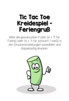 Vorschau - Mal- und Bastelvorlagen - Feriengruß / Feriengeschenk - Kreidespiel + Kreide selbst machen - Seite 3