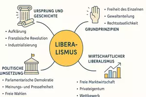 Vorschau - Arbeitsblätter - Lernposter + Arbeitsblätter zum Thema "Liberalismus" + Lösung & MP3 + Mindmap + Infografik - Seite 3