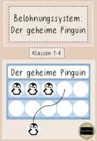 Vorschau - Anderer Materialtyp - Belohnungssystem - Der geheime Pinguin (blau) - Deckblatt
