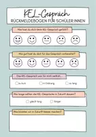 Vorschau - Arbeitsblätter - KEL-Gespräch Rückmeldebogen - Deckblatt