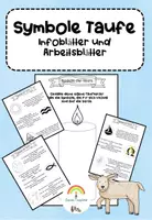 Vorschau - Arbeitsblätter - Symbole Taufe - Deckblatt