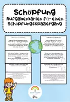 Vorschau - Präsentationen/Tafelbilder - Schöpfung - Schöpfungsspaziergang - Deckblatt