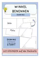 Vorschau - Spiele - FREEBIE: Winkel benennen - Domino - Deckblatt