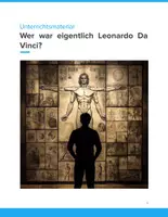 Vorschau - Arbeitsblätter - Wer war eigentlich Leonardo da Vinci? – Künstler, Erfinder und Universalgenie im Unterricht (Klassen 6–10) - Deckblatt