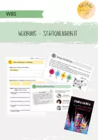 Vorschau - Arbeitsblätter - Werbung - Stationsarbeit Kl. 7 - Deckblatt