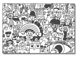 Vorschau - Stundenentwürfe - Doodle-Kunst: Ein modernes Wimmelbild gestalten - Seite 2