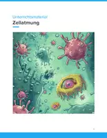Vorschau - Arbeitsblätter - Zellatmung – Energiegewinnung in der Zelle verständlich erklärt (Biologieunterricht Klassen 9–11) - Deckblatt