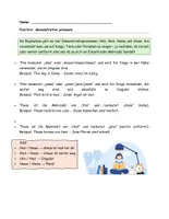 Vorschau - Arbeitsblätter - Demonstrative pronouns - this, that, these, those (Grammatik) - Seite 1