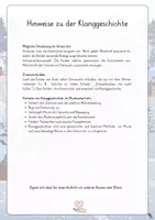 Vorschau - Arbeitsblätter - Klanggeschichte zum Mitmachen - Winter - Orff-Instrumente - Seite 1