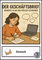 Vorschau - Arbeitsblätter - Der Geschäftsbrief- Korrekt, klar und höflich schreiben - Deckblatt