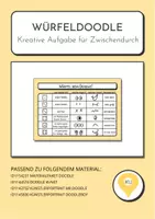 Vorschau - Arbeitsblätter - Würfeldoodle – Kreative Aufgabe für Zwischendurch - Deckblatt