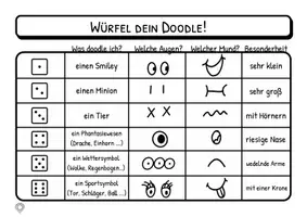 Vorschau - Arbeitsblätter - Würfeldoodle – Kreative Aufgabe für Zwischendurch - Seite 2