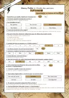 Aperçu - Feuilles d'exercices - Fiche de lecture - Harry Potter à l'école des sorciers - Page 3