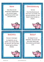 Vorschau - Arbeitsblätter - Oekonomie - Grundbegriffe - Seite 1