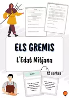 Vista previa - Unidades / Secuencias / Situaciones de Aprendizaje - Els gremis – Recurs amb lectura, activitats i joc de cartes - Portada