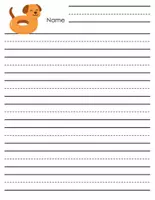 Aperçu - Matériel pour travaux manuels / dessin - 10 pages lignées Flotties de piscine - Page 3