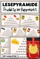 Vorschau - Arbeitsblätter - Gesamtpaket "Einkaufen im Supermarkt" DaZ / DaF / Deutsch - Seite 1