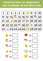 Vorschau - Arbeitsblätter - Mathe-Arbeitsblätter, Mathe-Übungen Kinder, Zahlenraum bis 50. - Seite 2