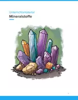 Vorschau - Unterrichtsreihen - Mineralstoffe im Biologieunterricht – Funktionen, Mangelerscheinungen und Bedarf (Klassen 7–10) - Deckblatt