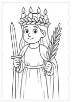 Vorschau - Arbeitsblätter - Die Heilige Lucia (3 Arbeitsblätter mit Lösung) - Seite 2