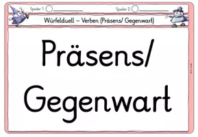 Vorschau - Arbeitsblätter - Würfelduell Verben - Wetter & Jahreszeiten Klasse 2-4 - Seite 3