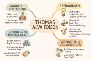 Vorschau - Arbeitsblätter - Arbeitsblatt "Thomas Alva Edison" + Onlineübung & MP3 + Mindmap + Infografik - Seite 3
