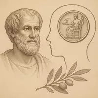 Vorschau - Arbeitsblätter - Aristoteles und das höchste Ziel des Lebens - Glück durch Eudaimonia - Deckblatt