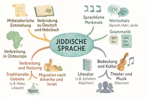 Vorschau - Arbeitsblätter - Arbeitsblätter "Jiddische Sprache" + Lösung & MP3 + Mindmap + Infografik - Seite 2