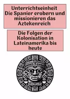 Vorschau - Arbeitsblätter - Die Folgen der Kolonisation in Lateinamerika bis heute - Deckblatt