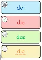 Vorschau - Aufgabenkarten - Artikel - Zuordnungsspiel (vielfach einsetzbar) - Seite 1