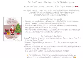 Vorschau - Spiele - I have … Who has …? – christmas - Seite 1