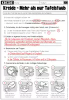 Vorschau - Arbeitsblätter - Kreide - mehr als nur Tafelstaub (Lesetext + Arbeitsblatt) - Seite 3