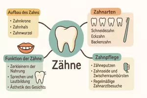 Vorschau - Arbeitsblätter - Arbeitsblatt "Zähne" + Onlineübung & MP3 + Mindmap + Infografik - Seite 2