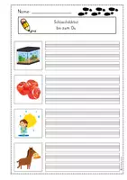 Vorschau - Arbeitsblätter - Schleich- oder Laufdiktat (Kl.1+2) bis zum Qu - für Flex und Flora - Seite 3