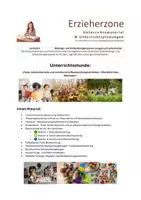 Vorschau - Stundenentwürfe - Freie, teilstrukturierte und strukturierte Beobachtungsverfahren – Überblick über Methoden, Lernfeld 4: Bildungs- und Entwicklungsprozesse anregen und unterstützen - Deckblatt