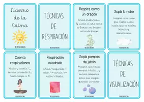 Vista previa - Tarjetas / Manipulativos - LLAVERO DE LA CALMA - página 1