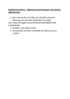 Vorschau - Merkblätter - Quellenverzeichnis - Dossier Arbeitsmarkt - Seite 1