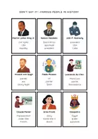 Aperçu - Jeux - Don't say it!: Famous People in History / English Game / ESL EFL - Page 2